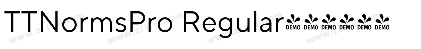 TTNormsPro Regular字体字体转换
